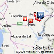 Pousada de Vila Vicosa Dom Joao IV Map